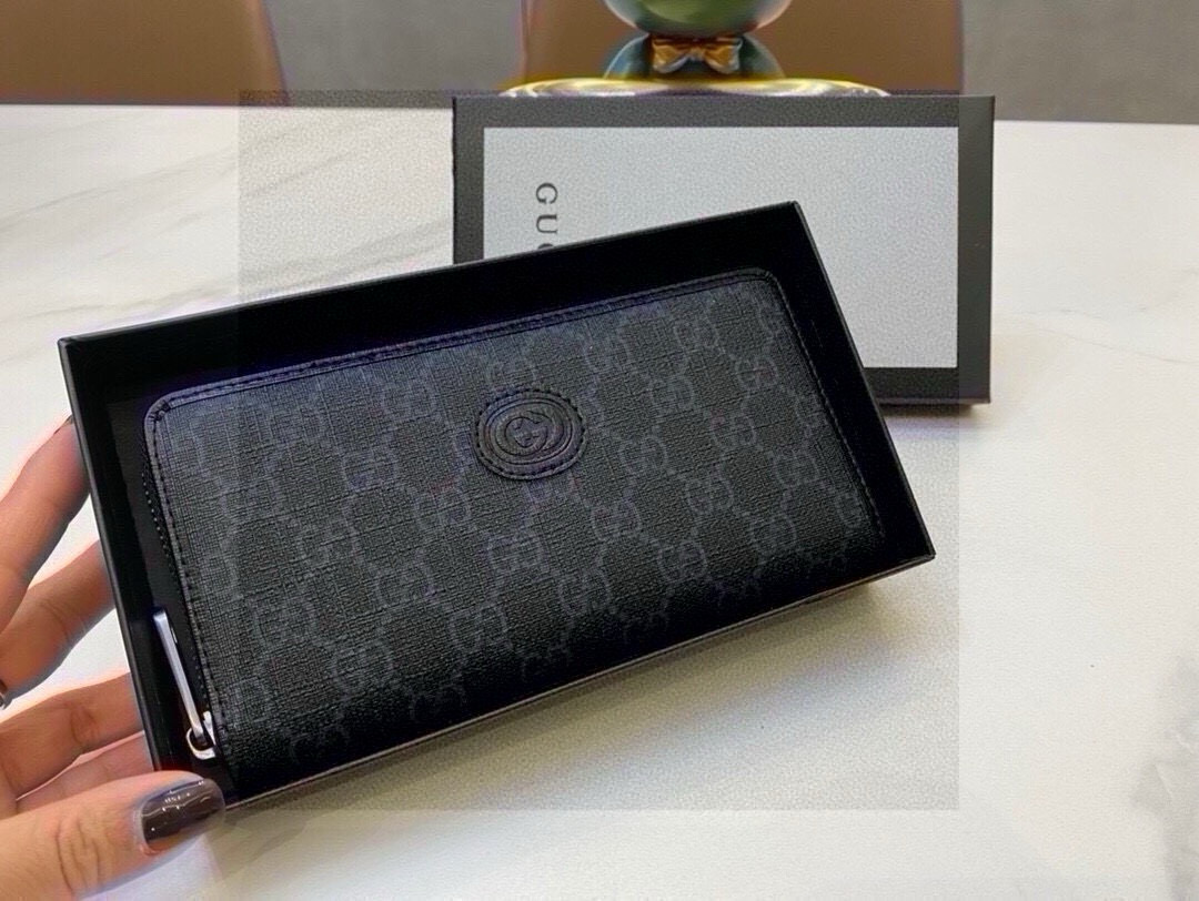 Gucci 8888 Men's Long Wallet Clutch 21 x 10 cm view 5