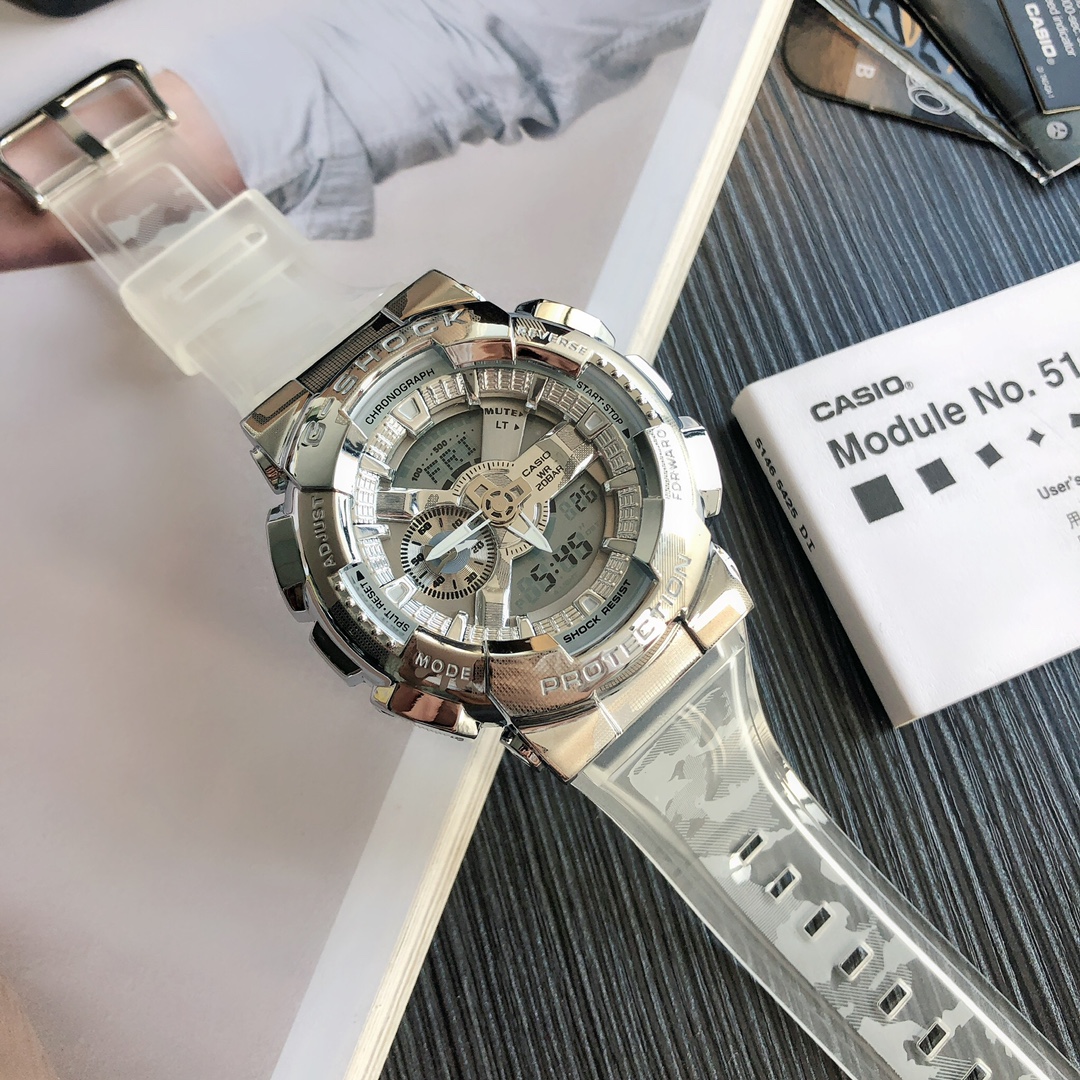 Casio G-Shock GM-110 Metal-Armour Ana-Digi Watch