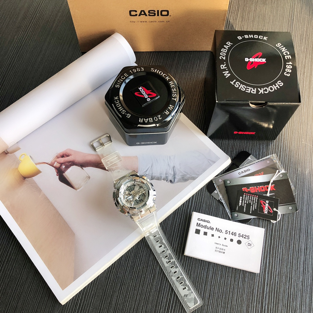 Casio G-Shock GM-110 Metal-Armour Ana-Digi Watch view 2