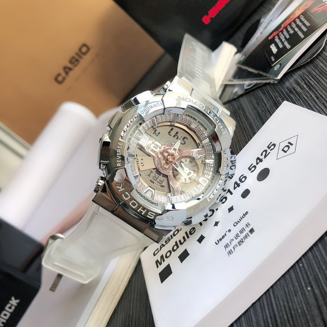 Casio G-Shock GM-110 Metal-Armour Ana-Digi Watch view 6