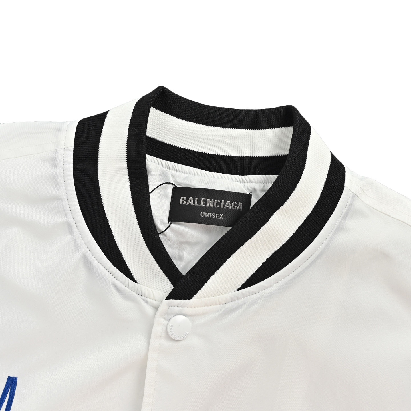 Balenciaga x NBA 26SS Embroidered Baseball Jacket view 4