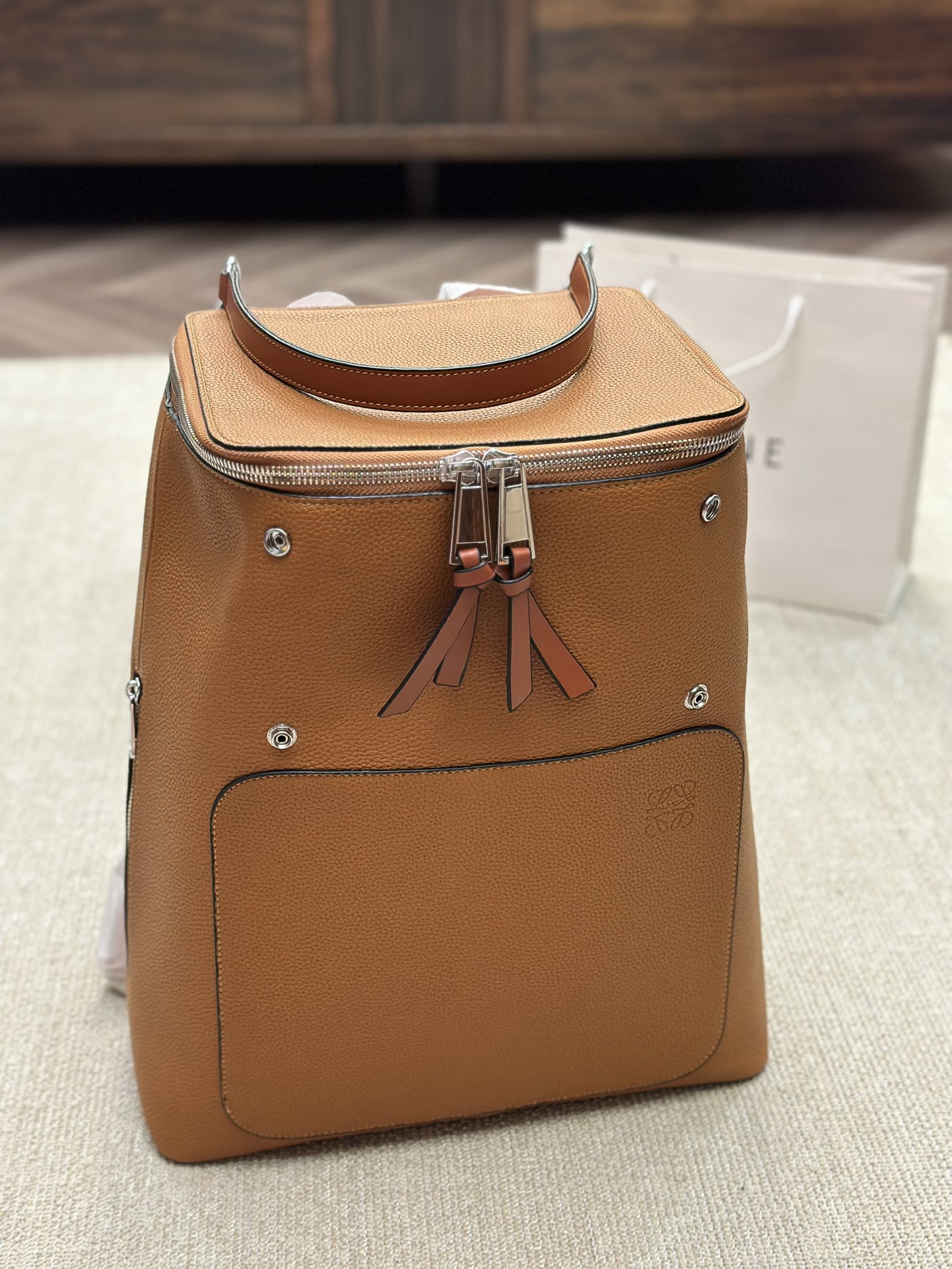 Loewe Goya Small Backpack view 2