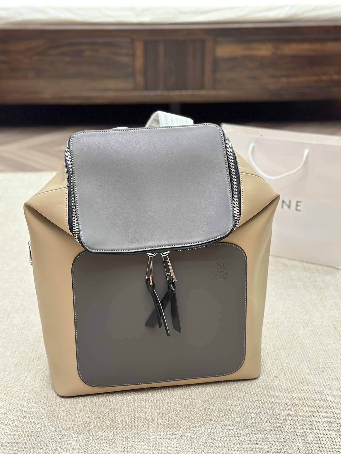 Loewe Goya Small Backpack view 4