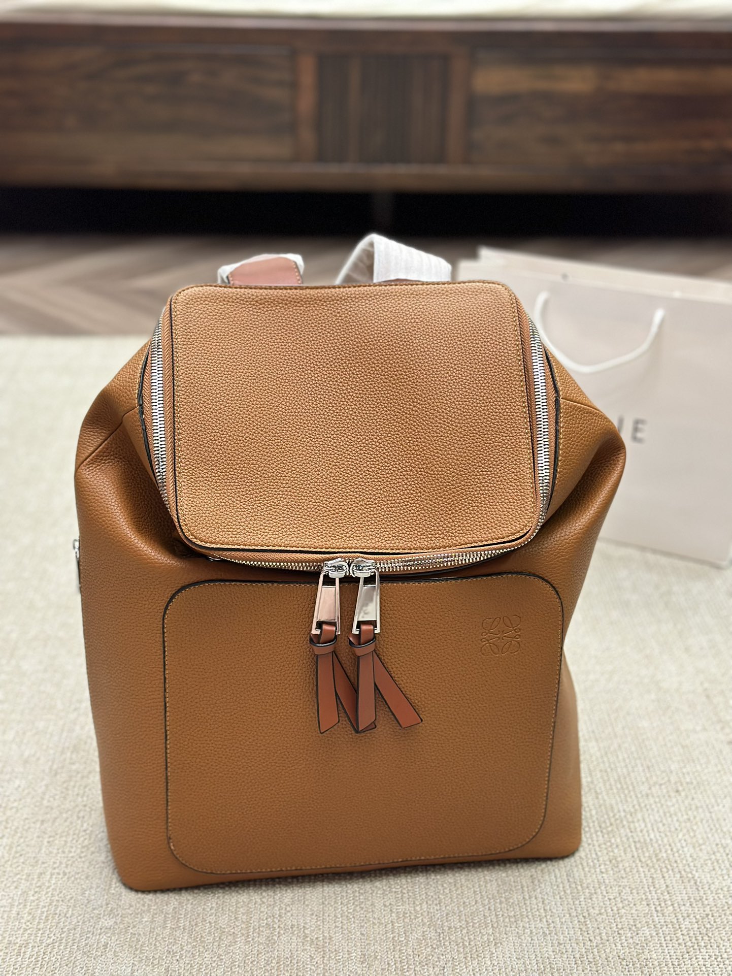 Loewe Goya Small Backpack view 5