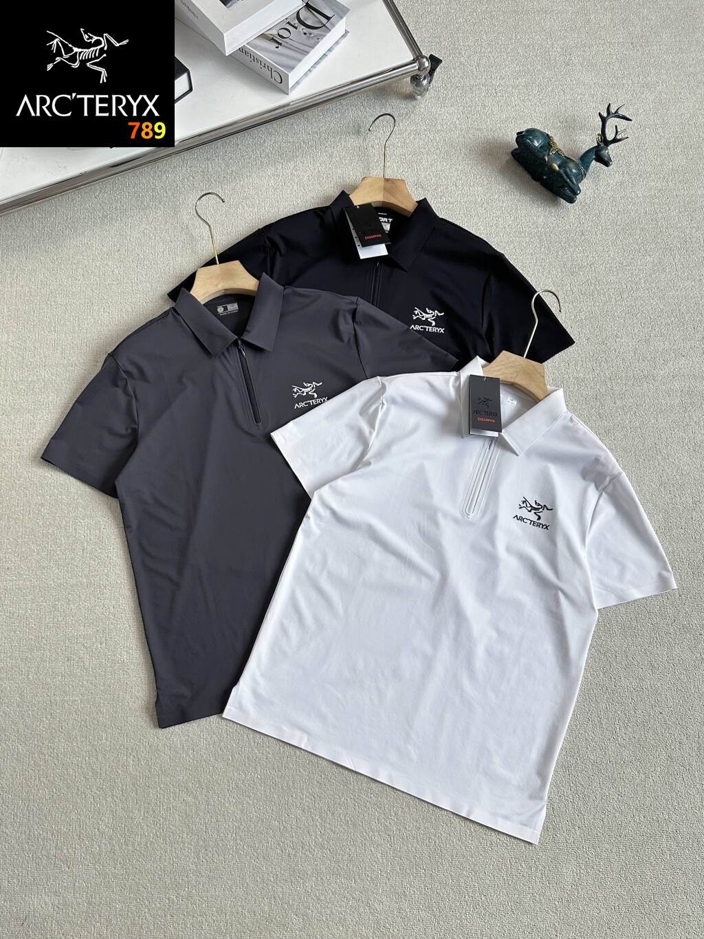 Arc'teryx Business-Casual Ice-Silk Half-Zip Polo Shirt