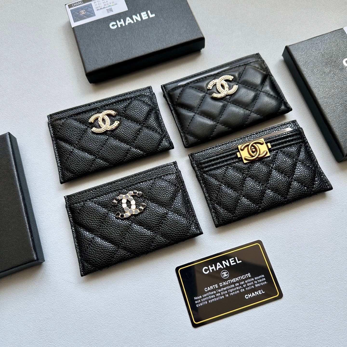 Branded Leather Card Holder Wallet