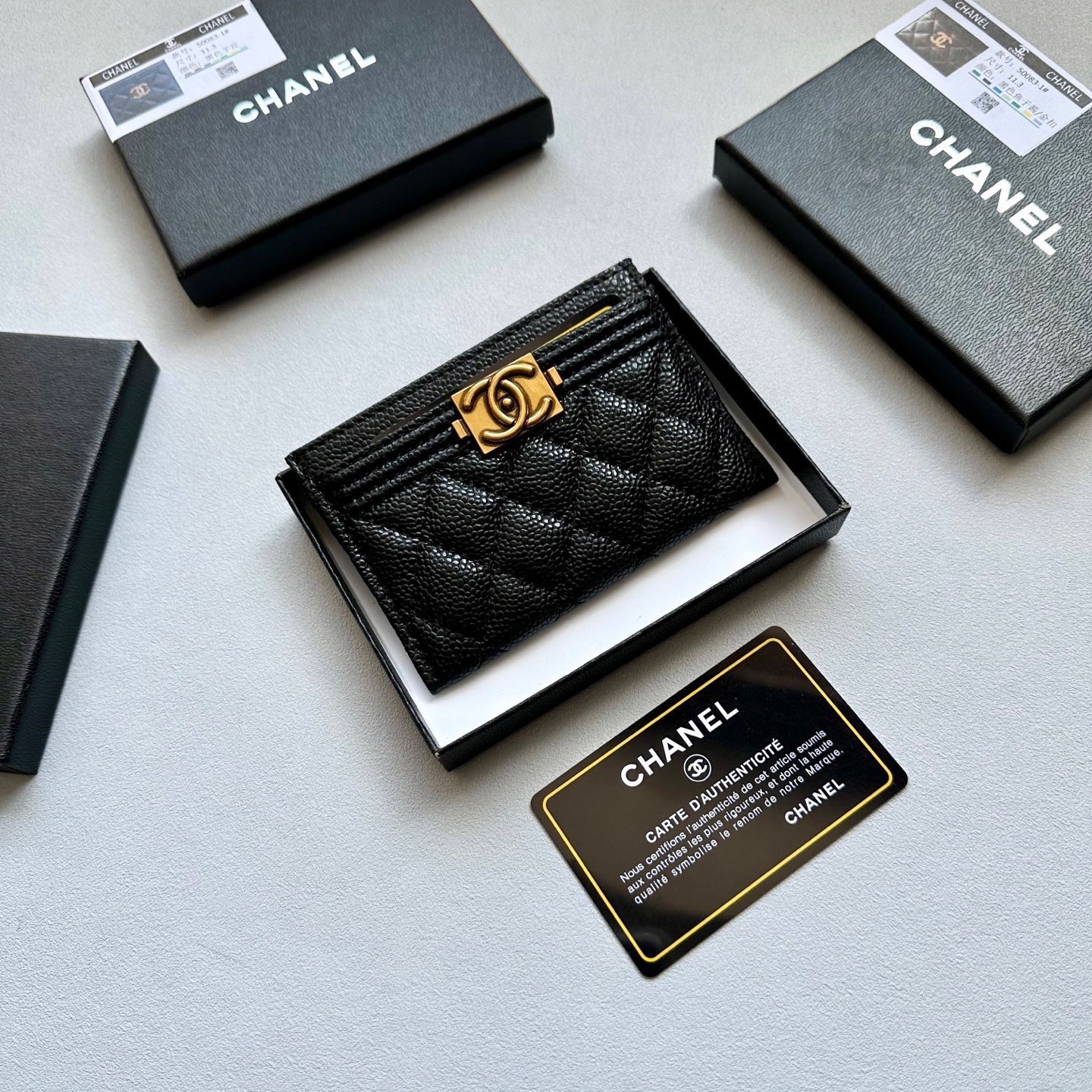 Branded Leather Card Holder Wallet view 4