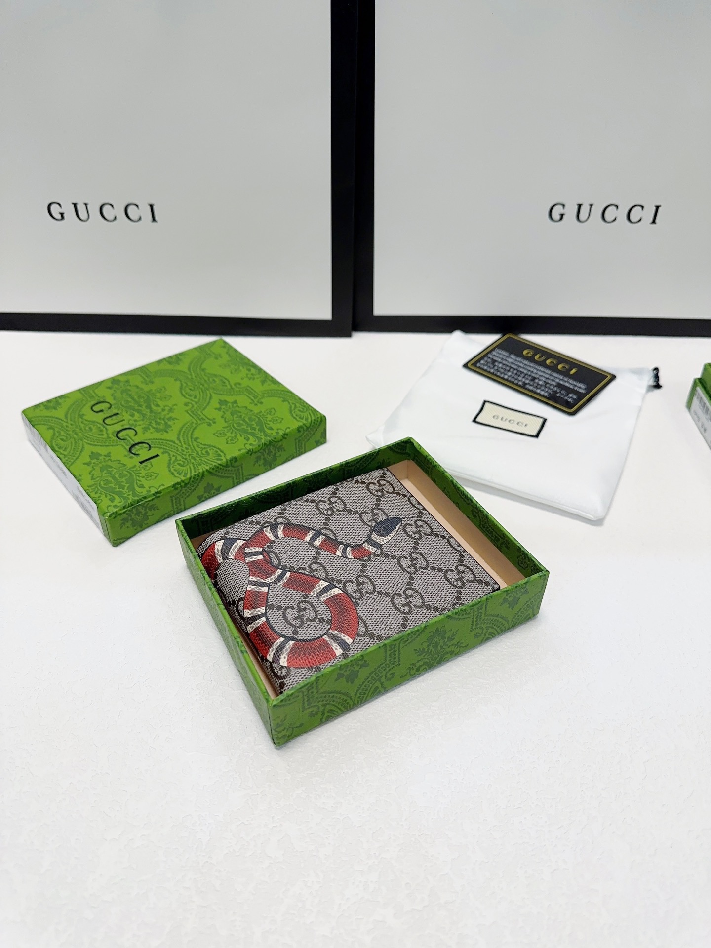 Gucci GG Screen-Print Bifold Wallet