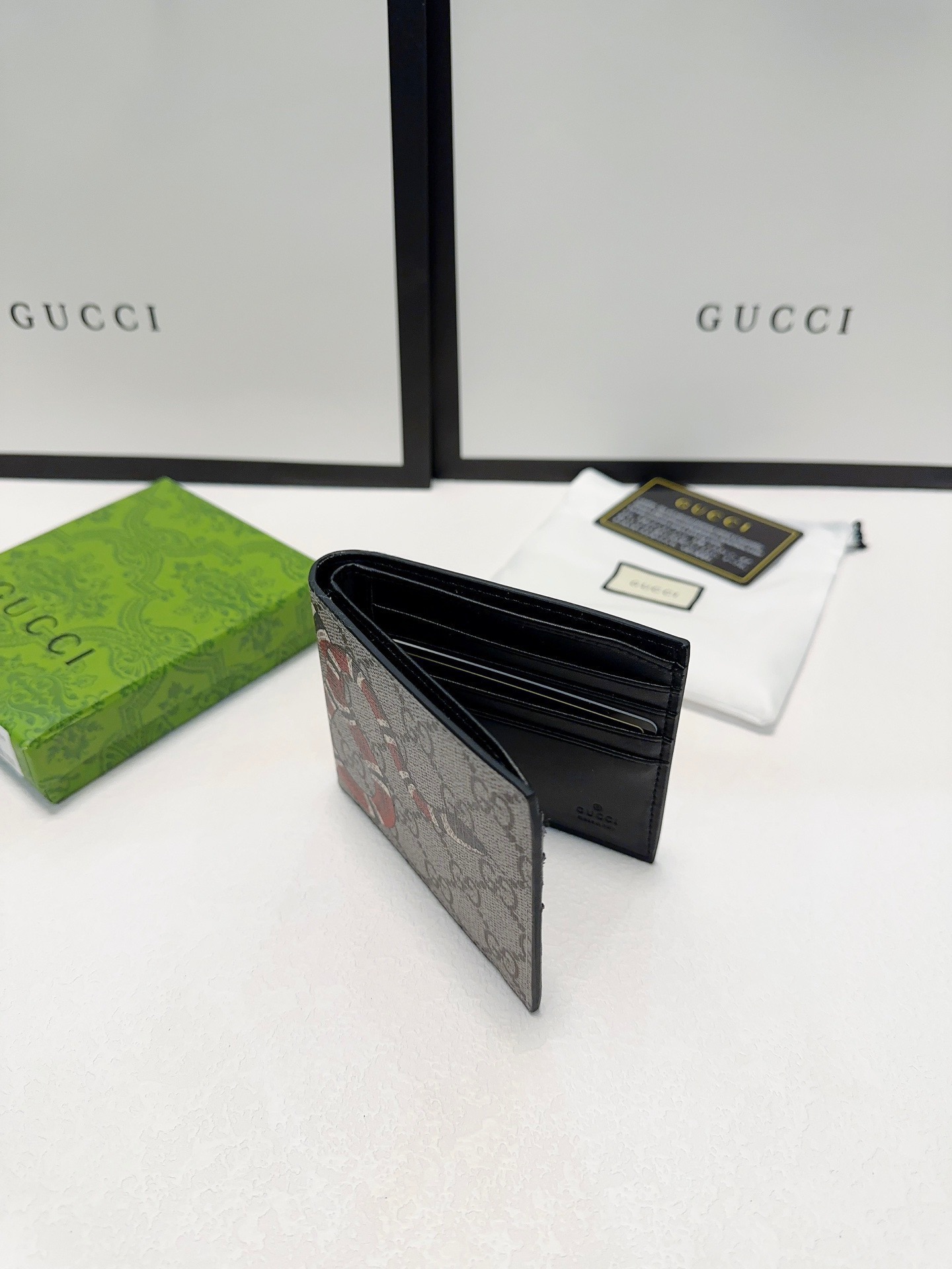 Gucci GG Screen-Print Bifold Wallet view 6