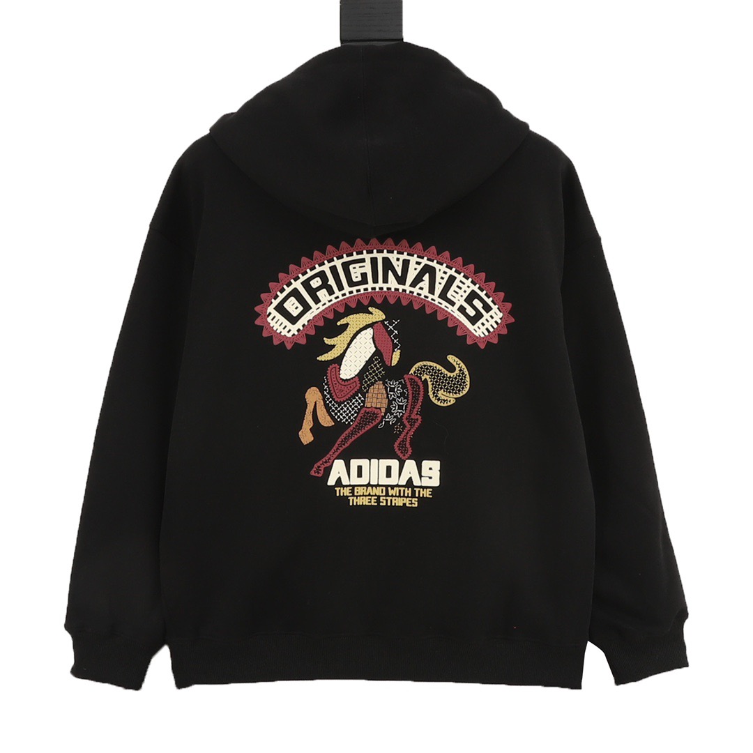 Adidas Originals CNY Year of the Horse Hooded Sweatshirt view 2