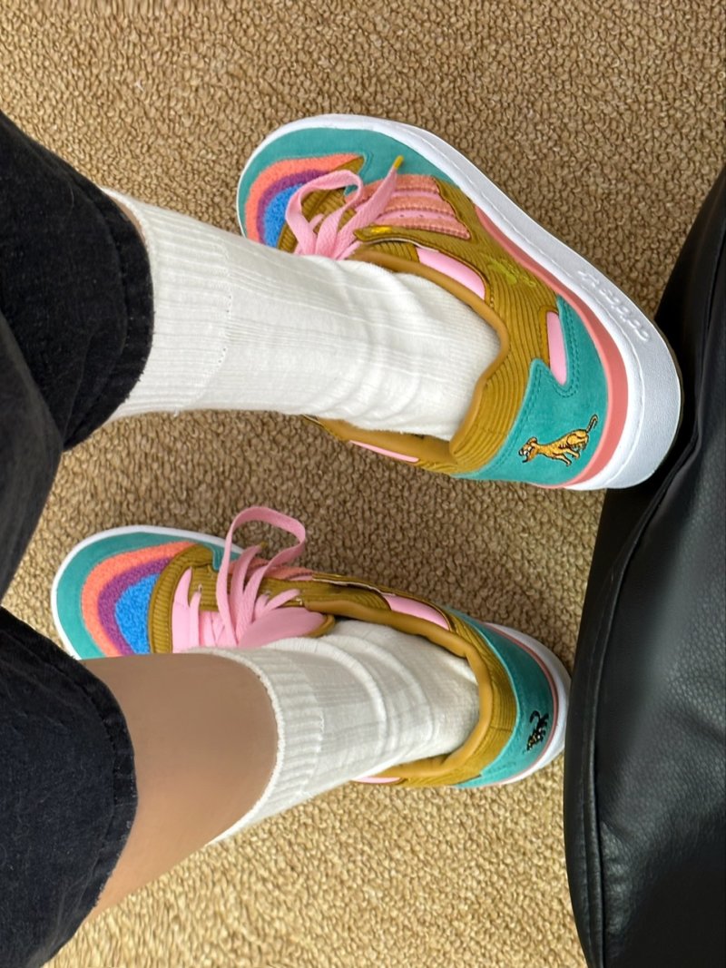 Simpsons x Adidas Forum Low view