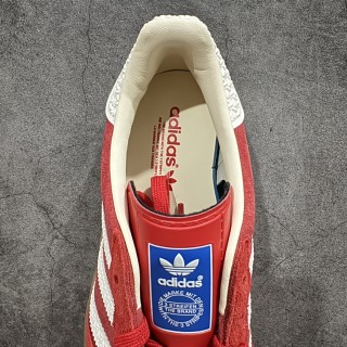 Adidas Gazelle Indoor Trainers 'White / Red' view 8