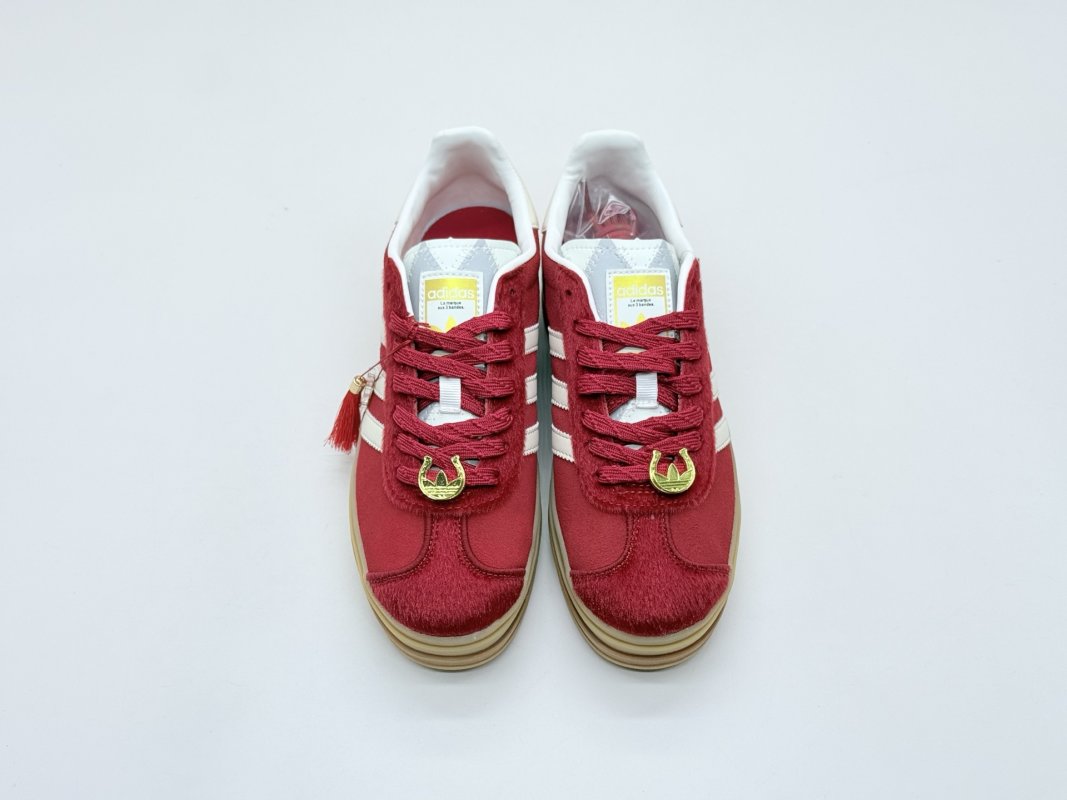 Adidas Gazelle Bold CNY 'Red' view