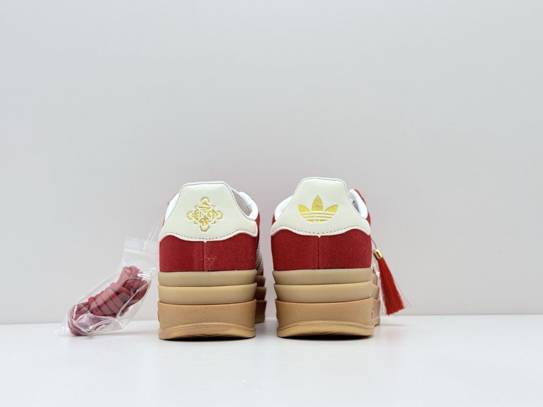 Adidas Gazelle Bold CNY 'Red' view
