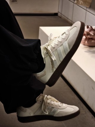 CLOT X Adidas Originals Gazelle 'Halo Ivory' view 10