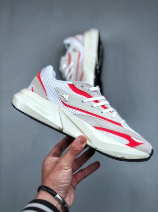 Adidas Lightblaze 'White / Grey / Red' view 4