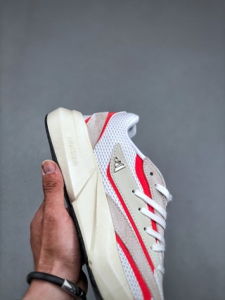 Adidas Lightblaze 'White / Grey / Red' view 6