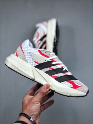 Adidas Lightblaze 'White / Black / Red' view 4