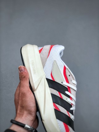 Adidas Lightblaze 'White / Black / Red' view 6