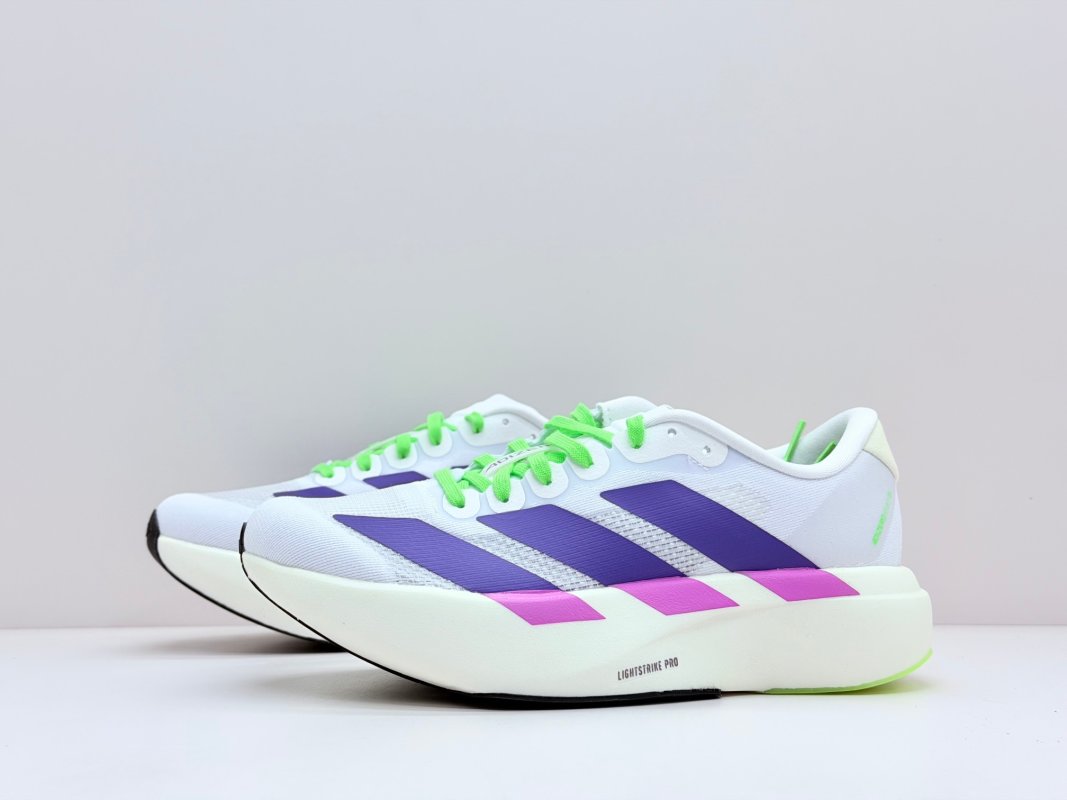 Adidas Adizero Adios Pro Evo SL 'White / Green / Purple' view