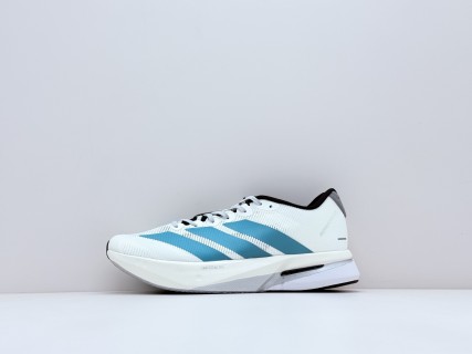 Adidas Adizero Boston 13 'White / Cyan' view 1