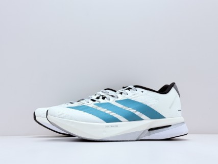 Adidas Adizero Boston 13 'White / Cyan' view 4