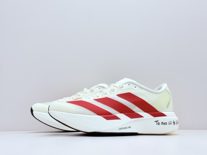 Adidas Adizero Evo SL 'White / Red' view 4