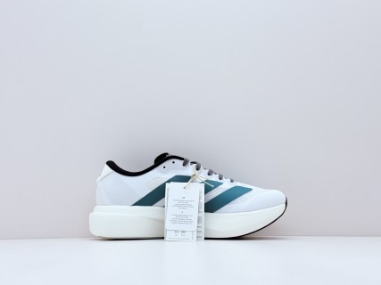 Adidas Adizero Evo SL 'White / Grey / Green' view 3