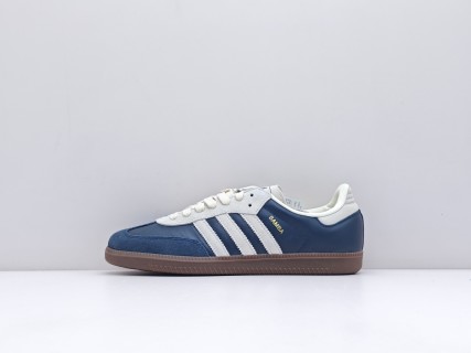 Adidas Samba OG 'Aurora Ink Navy Blue / Cream White' view 1