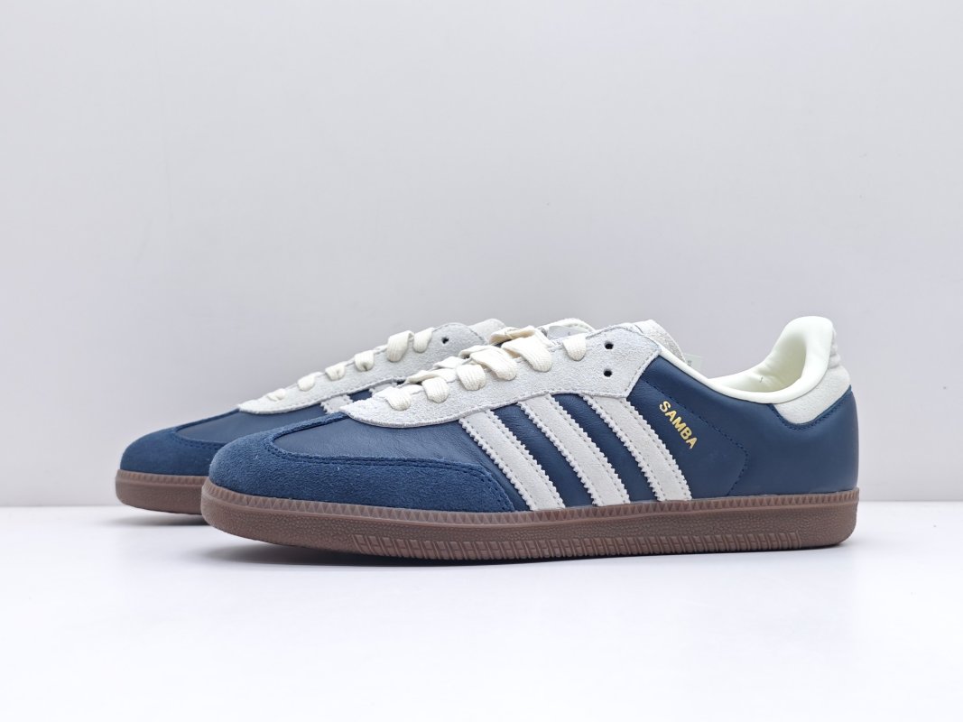 Adidas Samba OG 'Aurora Ink Navy Blue / Cream White' view