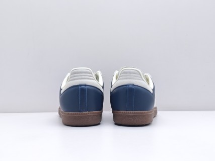 Adidas Samba OG 'Aurora Ink Navy Blue / Cream White' view 9