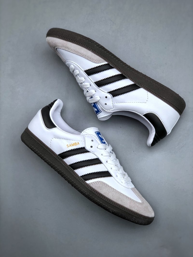 Adidas Samba OG 'Black / White / Grey / Gold' view