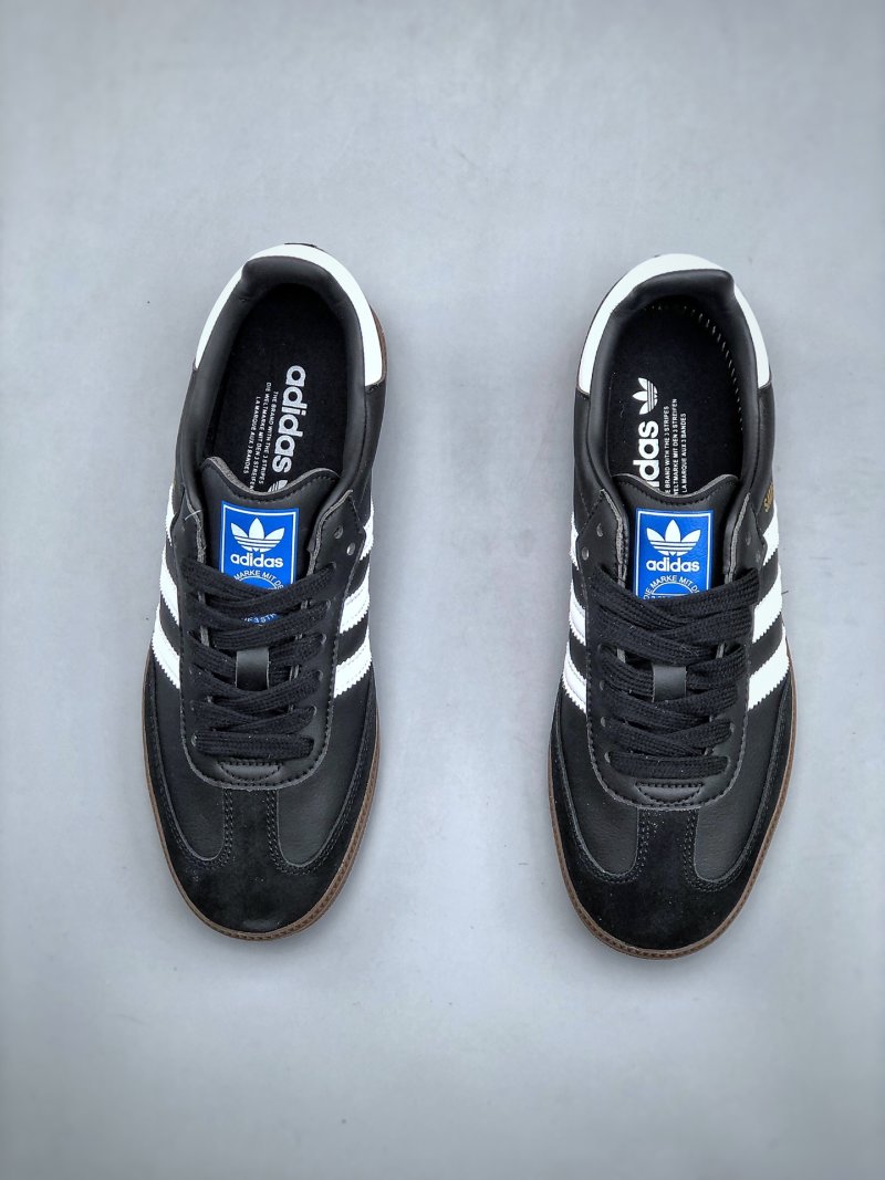Adidas Samba OG 'Black / White / Gold' view