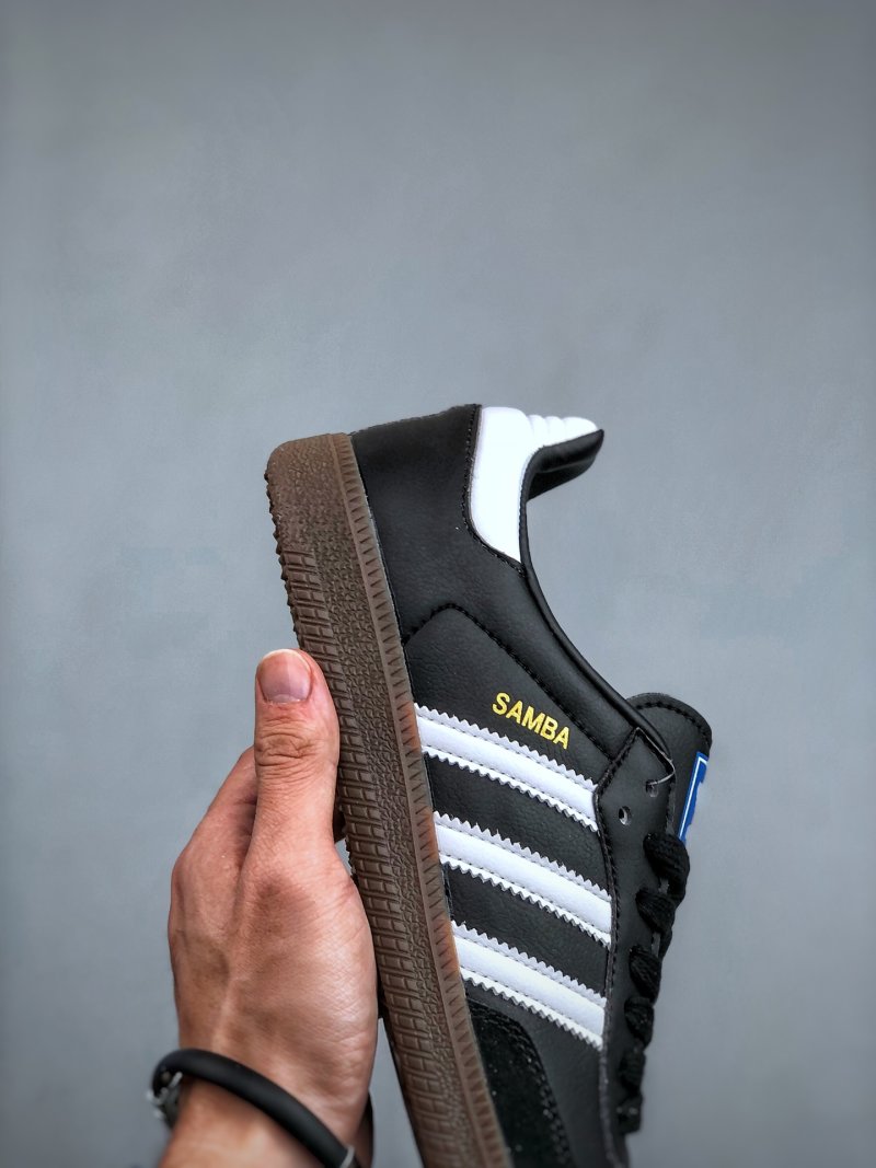 Adidas Samba OG 'Black / White / Gold' view
