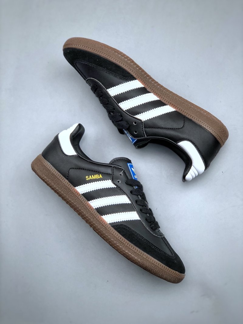 Adidas Samba OG 'Black / White / Gold' view