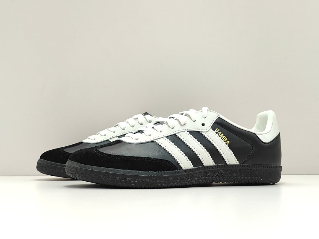 Adidas Samba OG '75 Anniversary Black / White' view