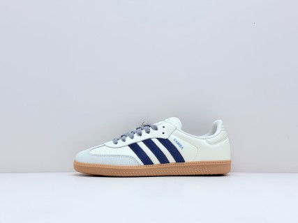 Adidas Samba OG 'Off White Dark Blue' view 1