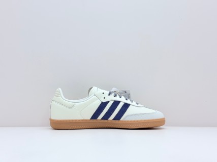 Adidas Samba OG 'Off White Dark Blue' view 3