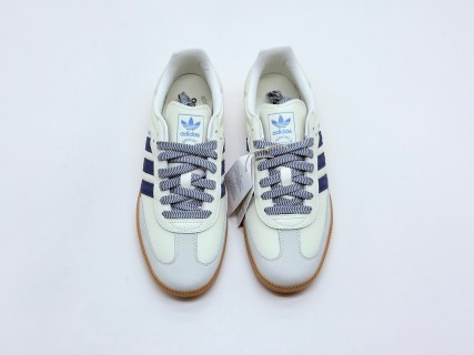 Adidas Samba OG 'Off White Dark Blue' view 5