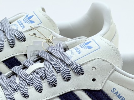 Adidas Samba OG 'Off White Dark Blue' view 8