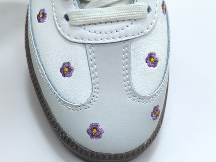 Adidas Samba OG 'White Embroidered Floral' view 2
