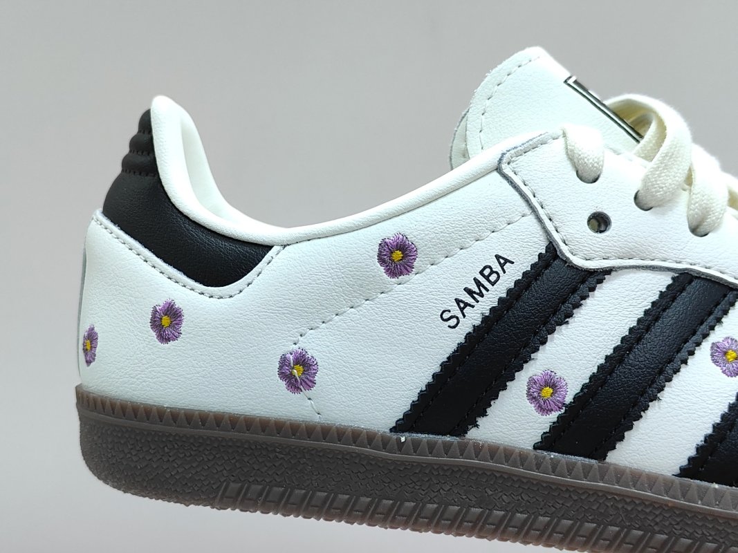 Adidas Samba OG 'White Embroidered Floral' view