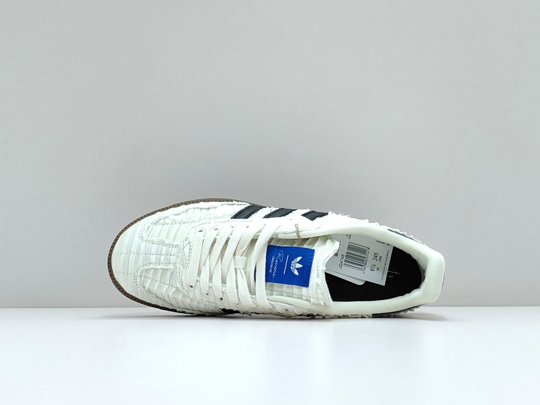 Adidas Samba OG x Caroline 'Black / White / Blue' view