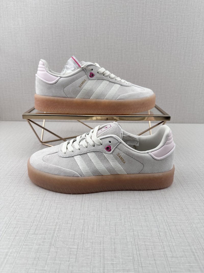 Adidas Samba 'White / Grey' view