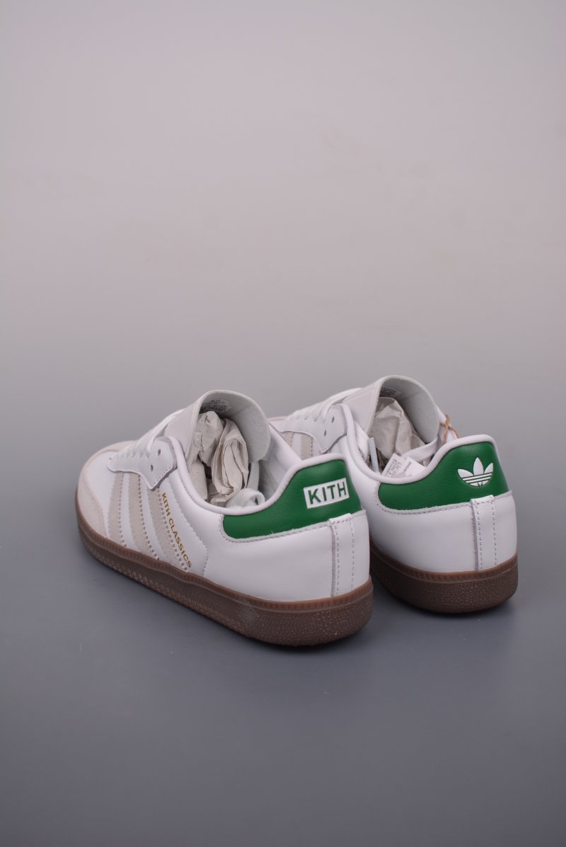 Kith x Adidas Originals Samba OG 'White / Green' view