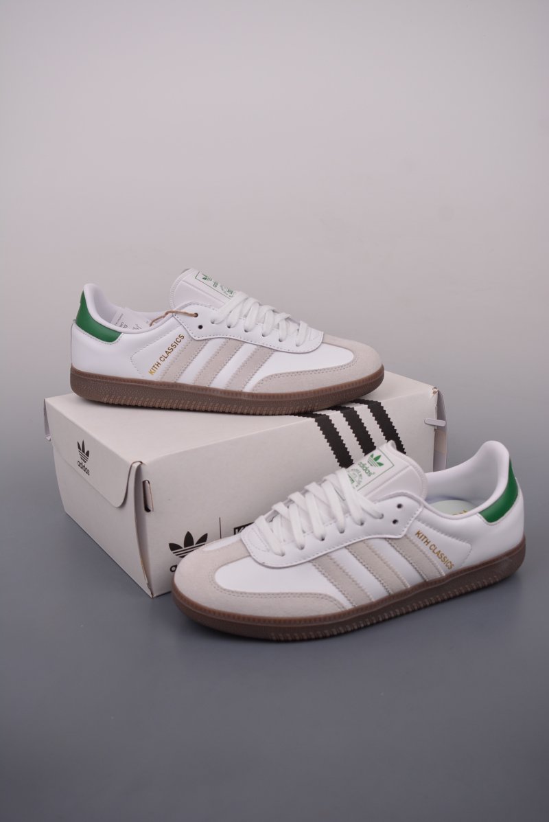 Kith x Adidas Originals Samba OG 'White / Green' view