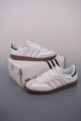Kith x Adidas Originals Samba OG 'White / Green' view 5