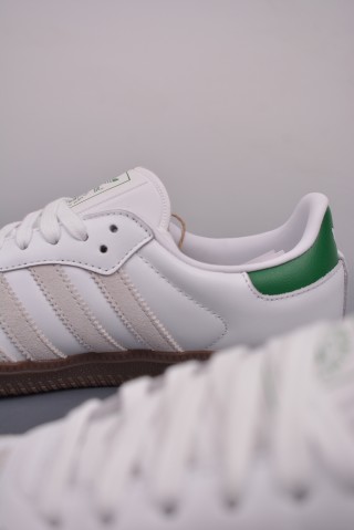 Kith x Adidas Originals Samba OG 'White / Green' view 8