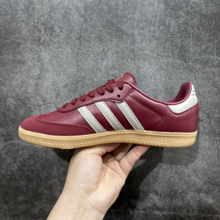Adidas Originals Samba OG 'Burgundy / White' view 2