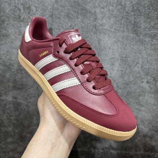 Adidas Originals Samba OG 'Burgundy / White' view 3